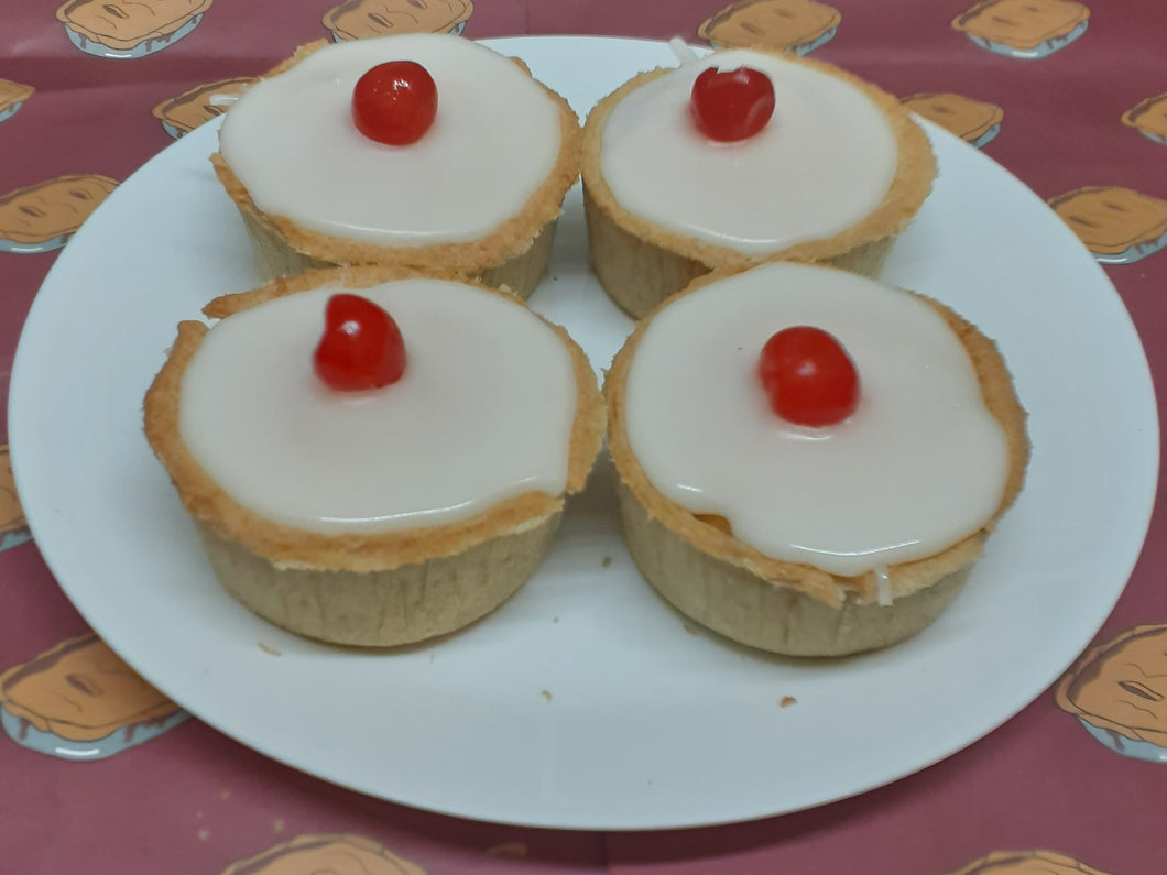 Individual Bakewell Tart. Sold in packs of 4